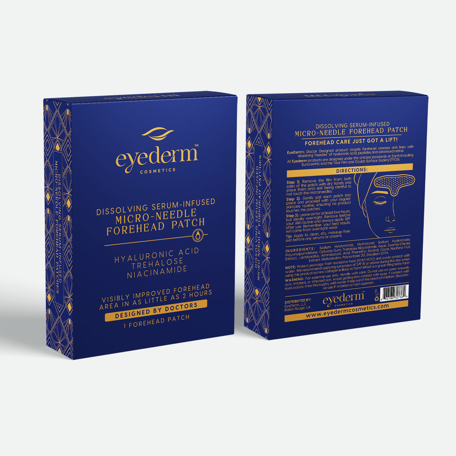 Microneedle Forehead Patches