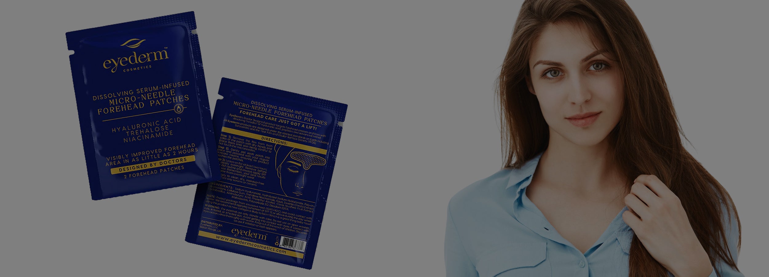 Dissolving Serum - Infused Micro Needle Forehead Patch