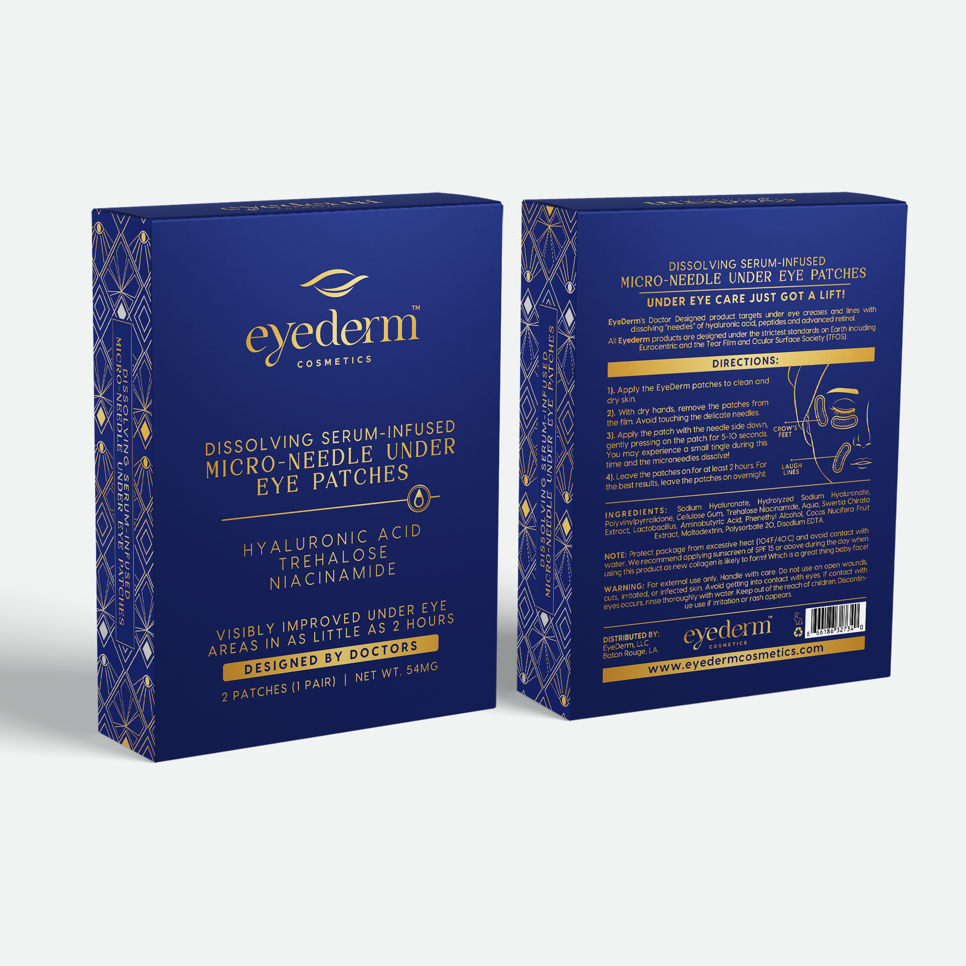 Microneedle Eye Patches
