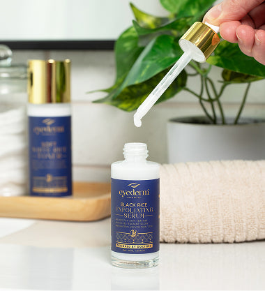 Black Rice Exfoliating Serum + Soft White Rice Toner