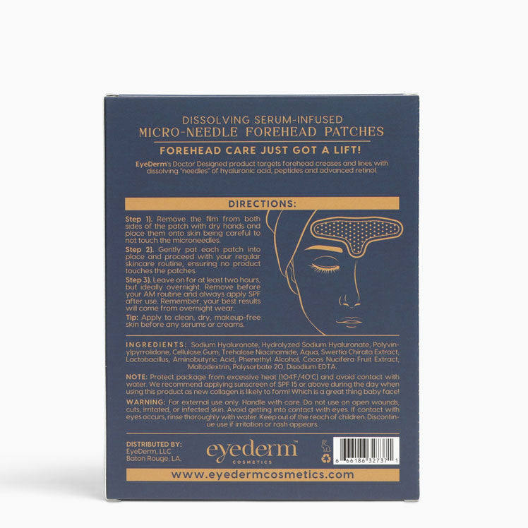 Microneedle Forehead Patches