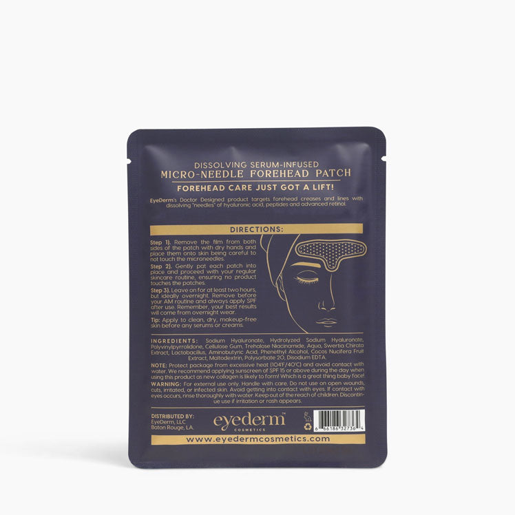 Microneedle Forehead Patches